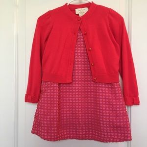 Kate Spade Dress w/ Cardigan, 2Y